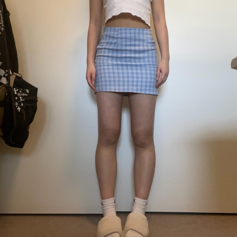 y2k cottagecore preppy gingham mini skirt Shein